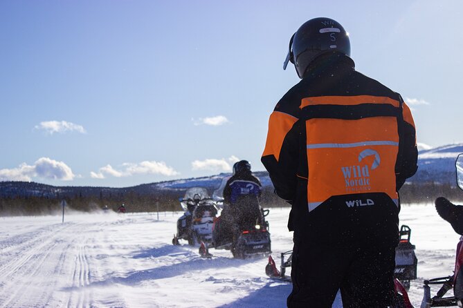 3 Hour Snowmobile Safari Around Levi with Coffee Break - Levi fell views: when the top is possible, it becomes the highlight