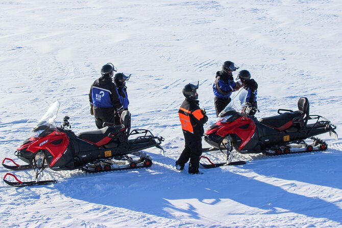 3 Hour Snowmobile Safari Around Levi with Coffee Break - The snowmobile setup: who rides, who drives, and the license rule that trips people up