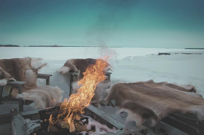 Arctic Darkness & Starlight Adventure with Snowshoes - Campfire warm-up: hot drinks, snacks, and actual time to recharge