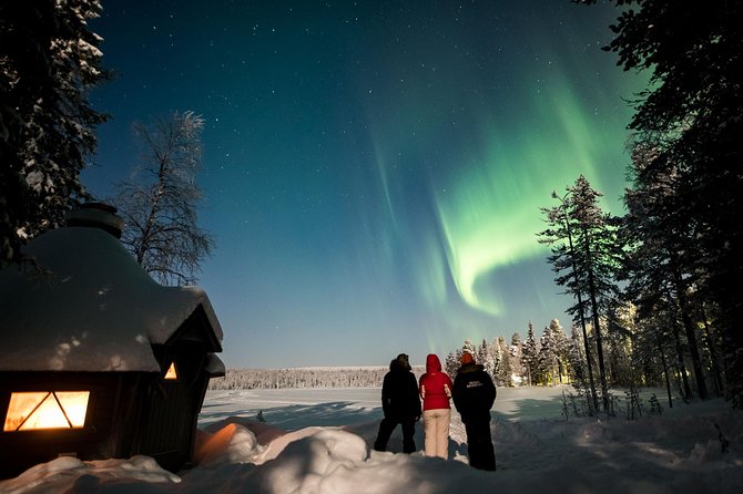 Arctic lake Aurora Hunt, in a cozy Lappish Tipi - Pickup From Your Hotel in Rovaniemi, Then Off to Quieter Skies