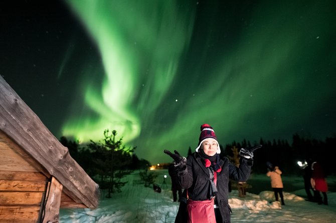 Arctic lake Aurora Hunt, in a cozy Lappish Tipi - Group Size and the Private Hut Style: Why It Feels Different