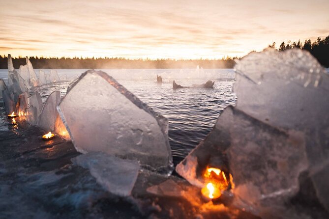 Aurora Arctic Ice Floating in Rovaniemi, Small-group - Campfire Warmth and the Heated Cabin Reset After the Lake