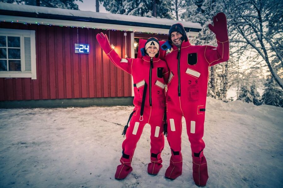 Daytime Ice Floating Rovaniemi, Frozen Lake Experience - October to November Reality Check: Ice Is a Natural Variable