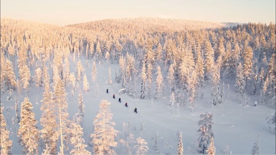 E-FatBike experience in small groups - Starting at Hostel Cafe Koti, then disappearing into Ounasvaara