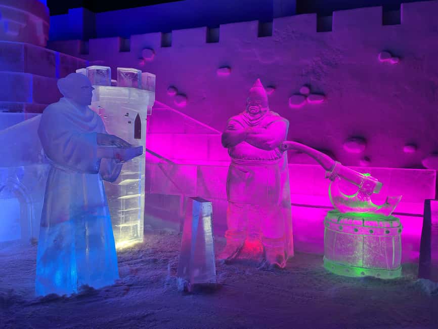 Entrance ticket to SnowExperience and Gemstone Exhibition - Timing your day when you only have a one-day ticket