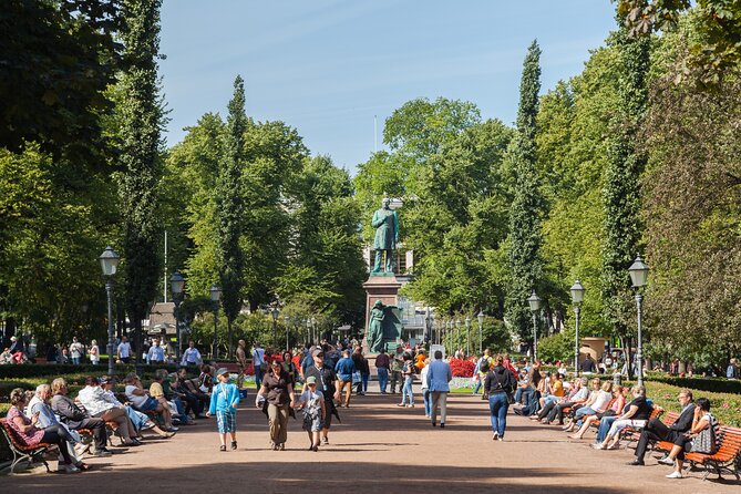 Epic Helsinki: English Speaking Walking Tour - Esplanadi Park: a green pause with music and local rhythm