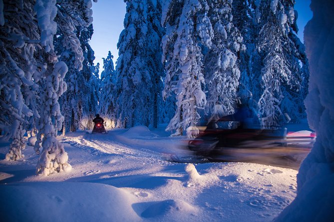Evening Escape - Snowmobile safari and campfire in Rovaniemi - The Campfire Break: Food, Hot Drinks, and Lapland Stories