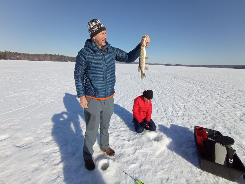 From Helsinki: Bodom Lake Ice Fishing with Food & Drinks - The fishing part: what you control, and what you can’t