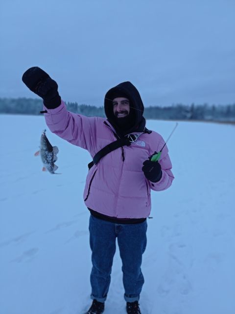 From Helsinki: Bodom Lake Ice Fishing with Food & Drinks - Storyville meetup and the ride to the biggest nearby lake