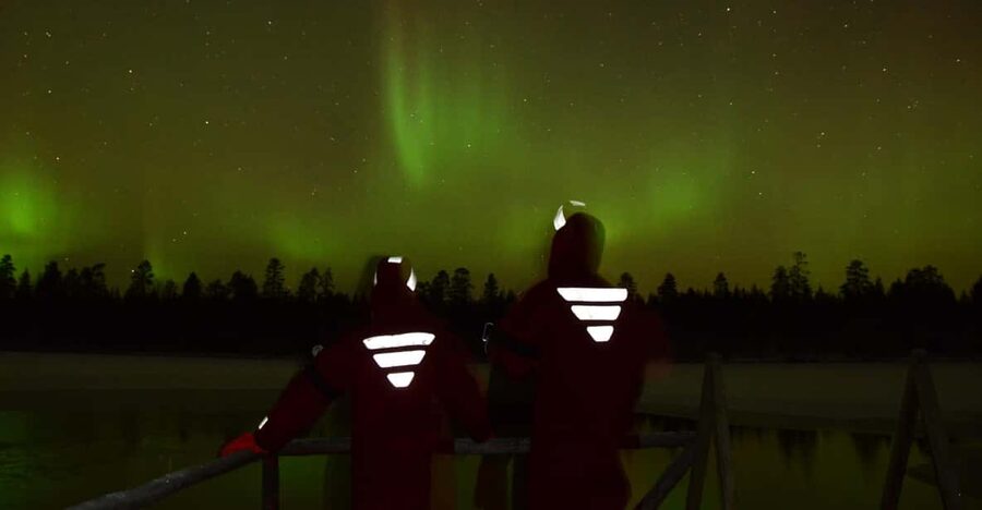 From Rovaniemi: Ice Floating under Aurora Borealis - The Rescue Suit: The Secret to Staying Comfortable
