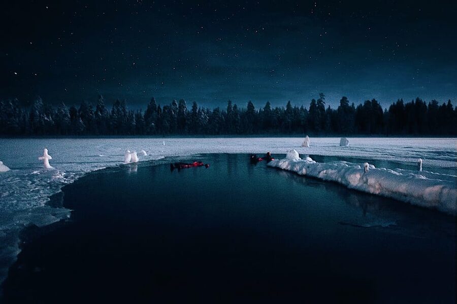 From Rovaniemi: Ice Floating under Aurora Borealis - Northern Lights Reality Check: How to Maximize Your Chances