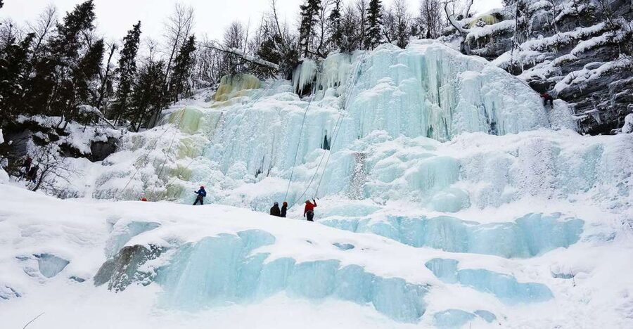 From Rovaniemi: Korouoma Frozen Waterfalls Small-Group Hike - Small group up to 15 and multilingual live guide
