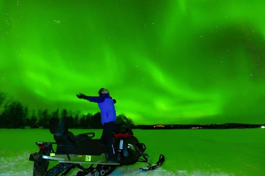 From Rovaniemi: Searching Aurora with Snowmobile - Comfort vs. Bumps: The Snowmobile Ride Reality Check