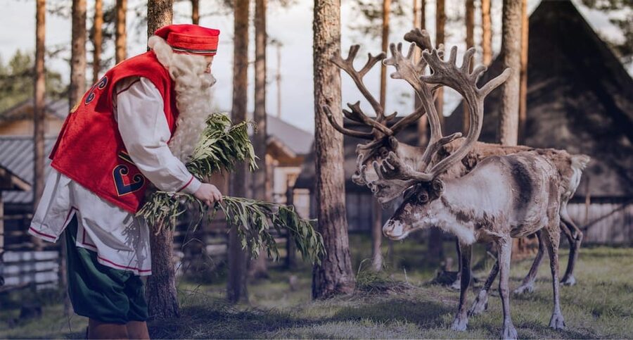 From Rovaniemi: Tour to Santa Claus Village - Crossing the Arctic Circle line for your best photo