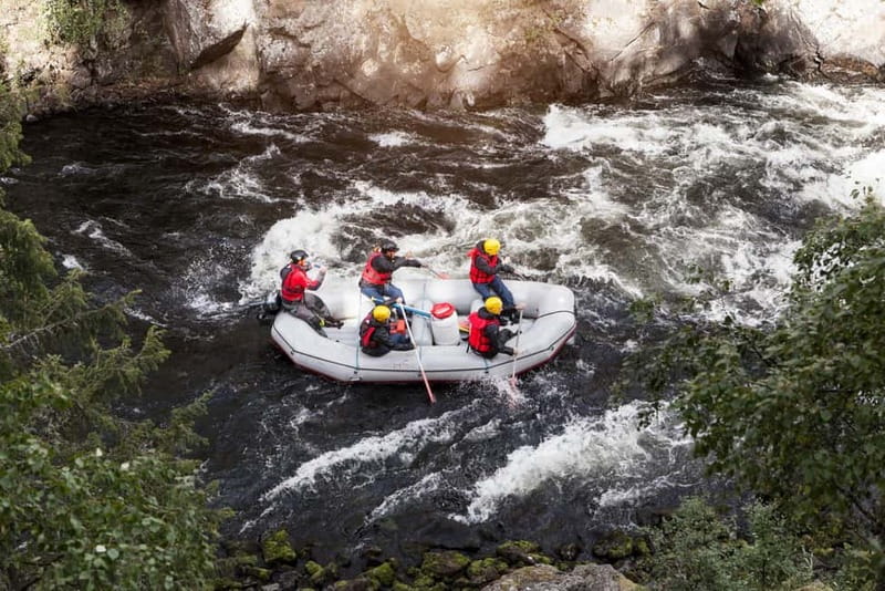 From Ruka: River rafting fun for families - From Calm Teamwork to Bigger Rapids on River Kitka