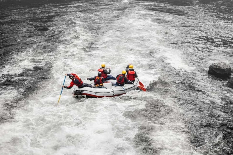 From Ruka: River rafting fun for families - The Mid-Trip Break and the Fire-Side Stop