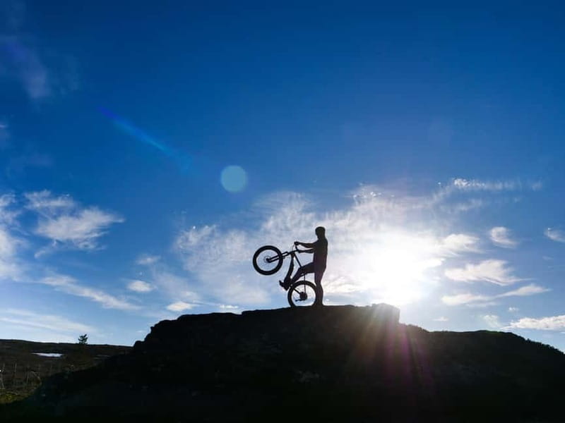 Guided Fatbike Tour in Ivalo - Riding into forests, then along the Ivalo River and Vuopaja side channels