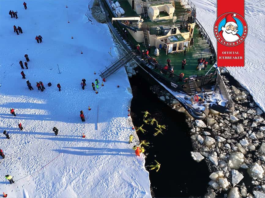 Haparanda/Tornio: Icebreaker Sampo Cruise with Ice Floating - Pickup, shuttle, and SnowCastle check-in without confusion