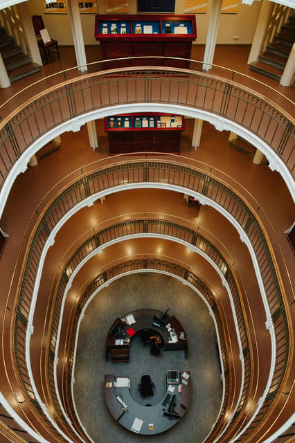 Helsinki: Architectural Highlights Guided Walking Tour - Academic Bookstore and Rautatalo, where design meets everyday life