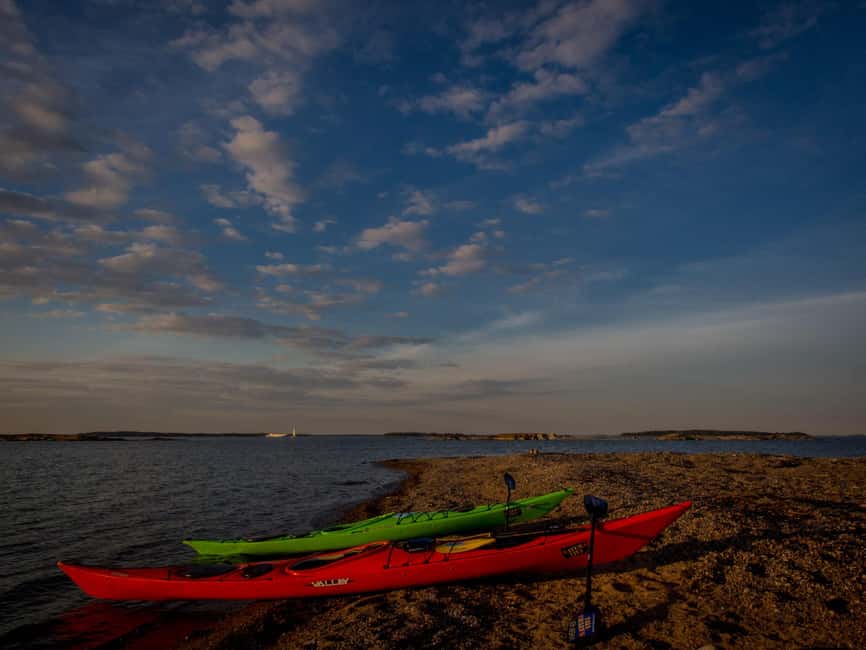 Helsinki: Midnight Sun Kayaking Tour with Campfire - Gear that matters: spray skirt, PFD, and rain jackets