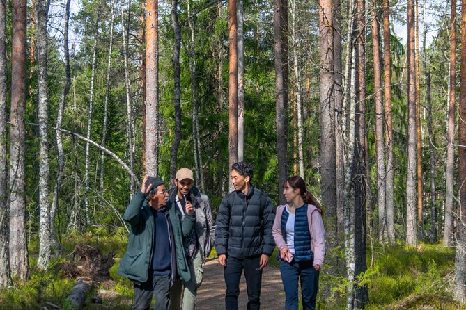 Helsinki: Nuuksio National park hiking with campfire lunch - The 7.5 km route: viewpoints, rolling hills, and lakeshore calm