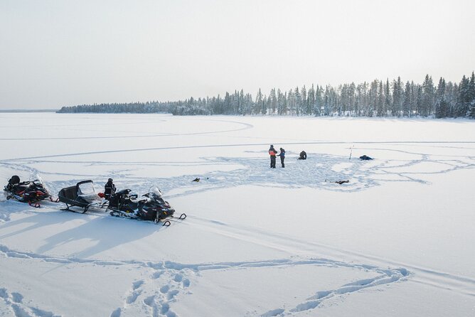 Ice Fishing and Snowmobile Safari Combo in Lapland - The 4 hours, step by step, and what each part is really like