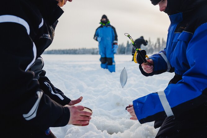 Ice Fishing and Snowmobile Safari Combo in Lapland - Campfire BBQ and warm-up, plus the food quality reality check