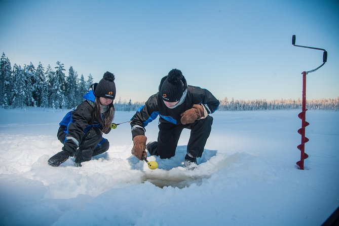 Ice Fishing -By car - On-Ice Time: Enjoy the Quiet, Then Focus on the Method