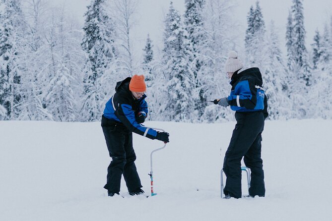 Ice Fishing by Snowmobile in Levi - Key highlights you will feel right away