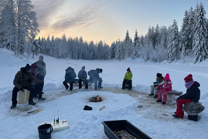 ICE FISHING experience - Ice Fishing in Rovaniemi: Cold Hands, Real Patience