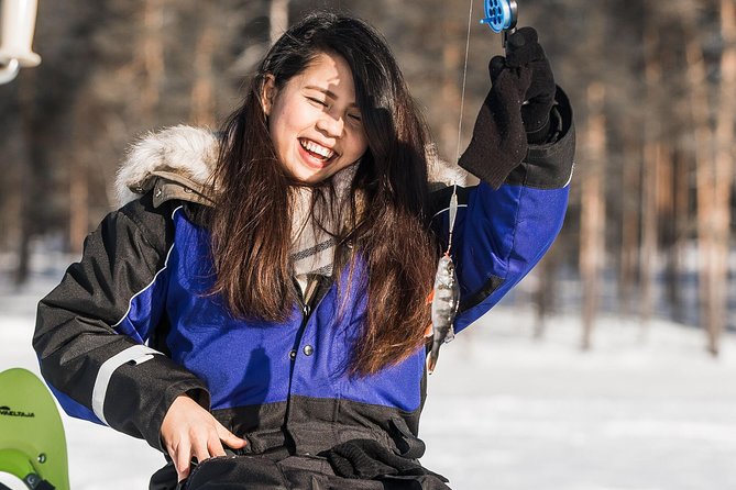 Ice Fishing Tour - The Campfire Teepee Moment: Snacks, Hot Drinks, and Stories About Lapland