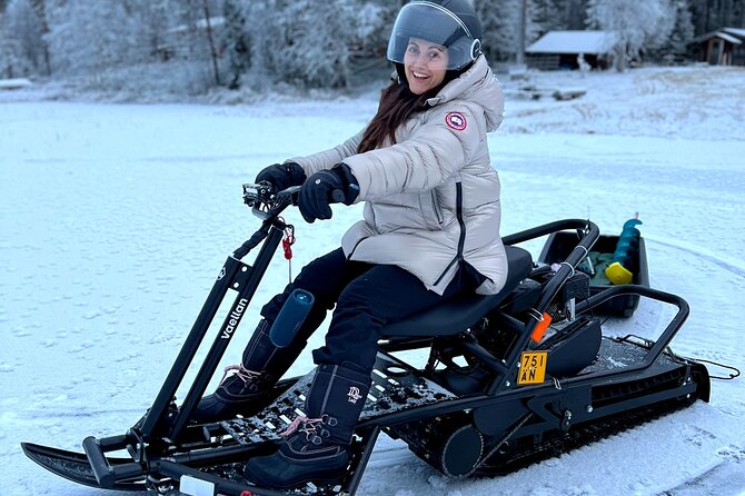 "ICEBREAKER" Ice Fishing VIP Private Tour - The Snow Scooter Safari on a Frozen Lake (And Why It’s More Than Transport)