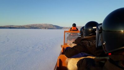 Ice Fishing Tour to Lake Inari, Reindeers & Lunch