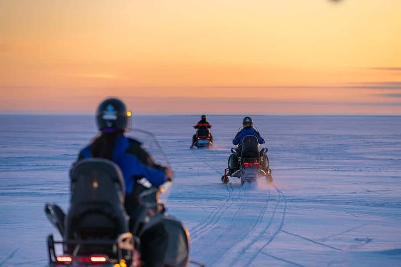 Kemi-Tornio: Sunrise snowmobile safari - Snowmobile Basics, Safety Briefing, and the Reality of Sharing