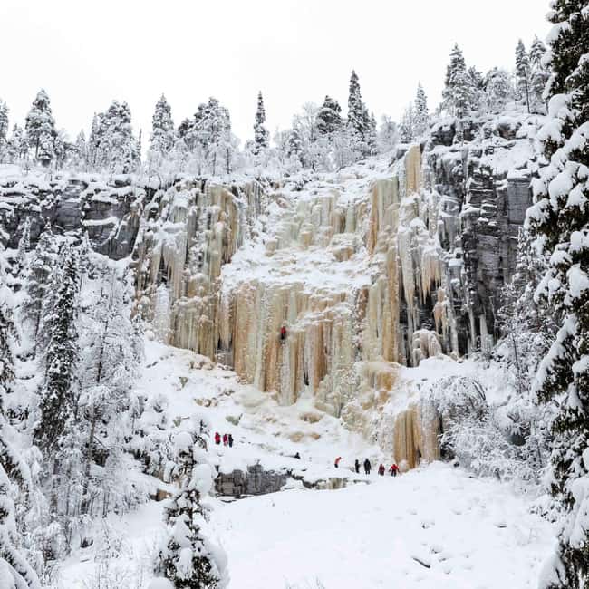 Kemijärvi: Insider Korouoma Frozen Waterfalls Hike - From Academy Hotel Kemijärvi to the Canyon: Pickup and Gear Setup