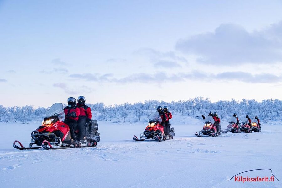 Kilpisjärvi: Border of Three Countries Snowmobile Safari - Price and value at about $170 per person