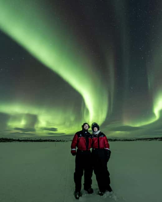 Kilpisjärvi: Northern Lights Snowmobile Tour with Photos - Getting to Kilpissafarit and choosing how you ride