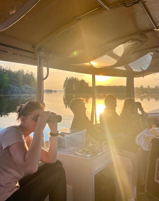 Lake Saimaa story cruise by Ecoboat in Puumala - Tea, coffee, and accordion music: turning a cruise into a memory