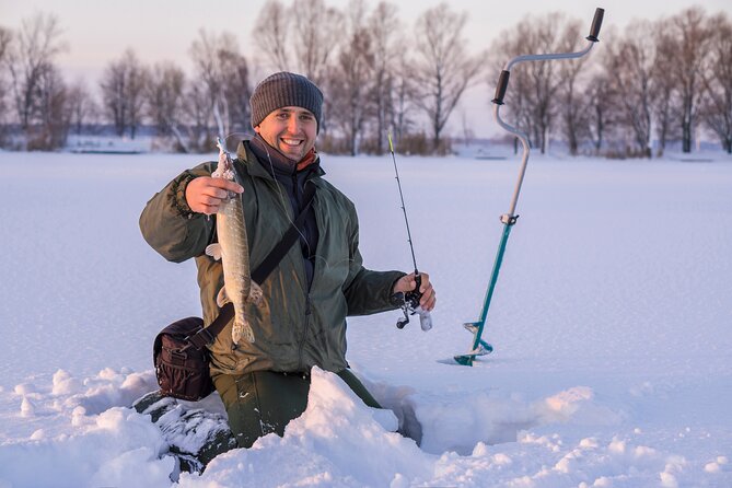 Lapland Ice Fishing Experience from Rovaniemi - Arctic Forest Walk and Snowshoe Help