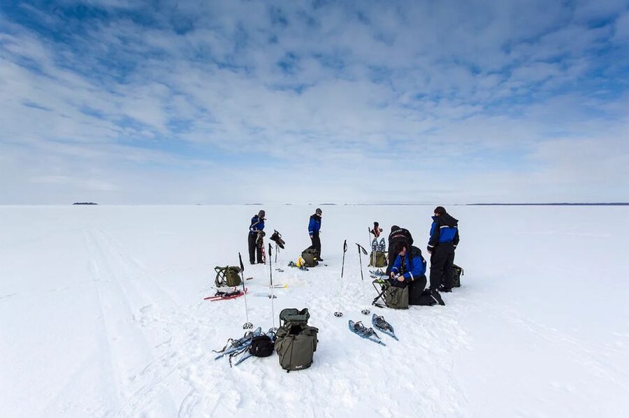 Lapland: Ice Fishing, Floating & BBQ Snow Adventure - From Arctic Forest to Frozen Lake: How the Day Really Starts