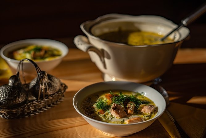 Lappish Cooking Master Class - The main event: learning salmon creamy soup step by step