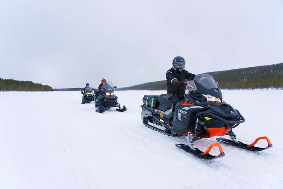 Levi: 2.5-Hour Snowmobile Safari (option to buy 360 video) - Rudolf, Samí Guides, and the Real Stuff Before You Ride