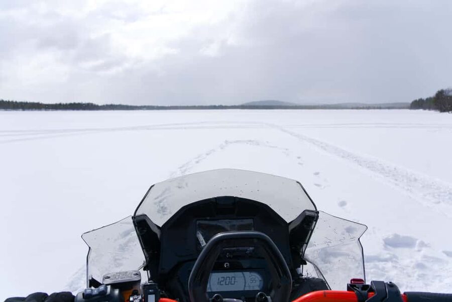 Levi: 2.5-Hour Snowmobile Safari (option to buy 360 video) - Carbon offsetting and the local company angle