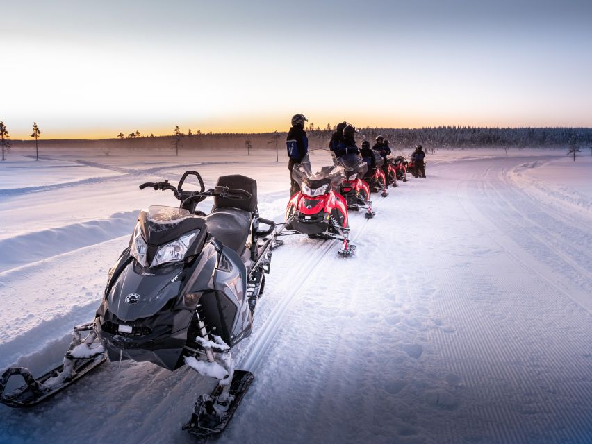 Levi: 3 Hour Snowmobile Safari Around Levi with Coffee Break - The Final Ride, Photo Stops, and Possible Fell-Top Views
