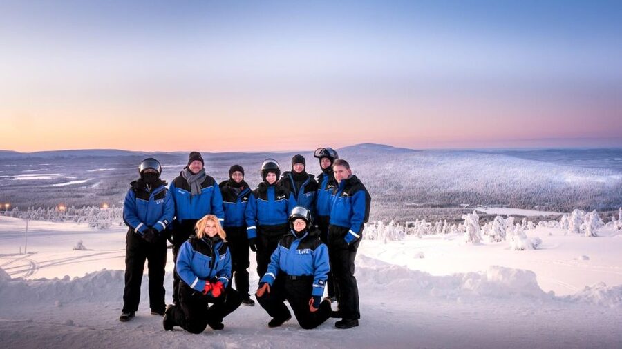 Levi: 4 Hour Snowmobile Safari to the Fells in Levi - Meeting outside Levi Tourist Information Centre, then straight into winter gear
