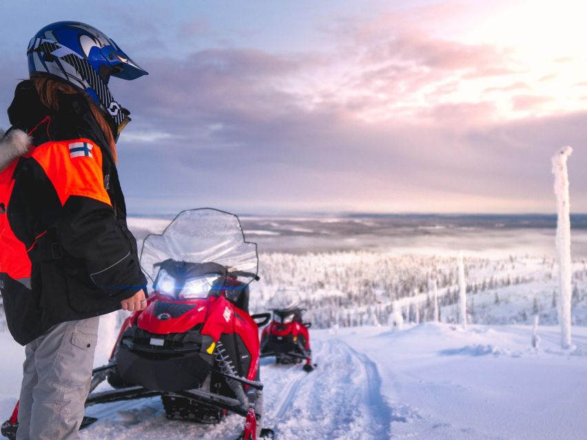 Levi: 4 Hour Snowmobile Safari to the Fells in Levi - The riding blocks: Sirkka tracks, frozen forests, and built-in photo moments