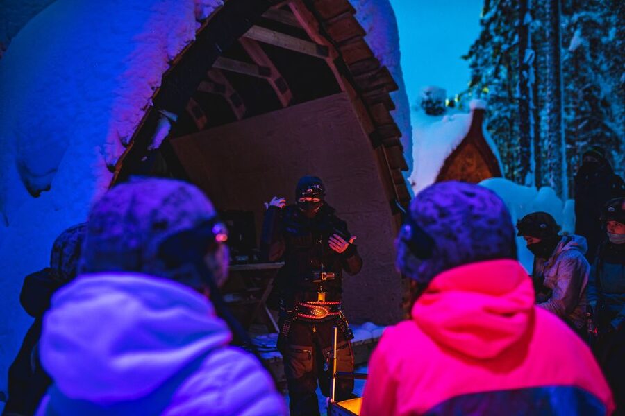 Levi: Arcandia | Outdoor Laser Tag + Park Side - Park Side Stops That Turn a Game Into a Winter Story Day