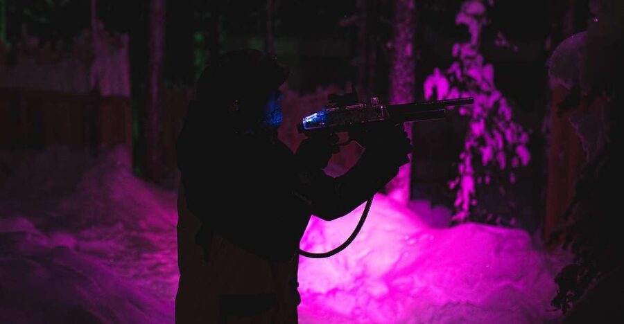 Levi: Arcandia | Outdoor Laser Tag + Park Side - Gear, Clothing, and How to Stay Comfortable When It Gets Arctic