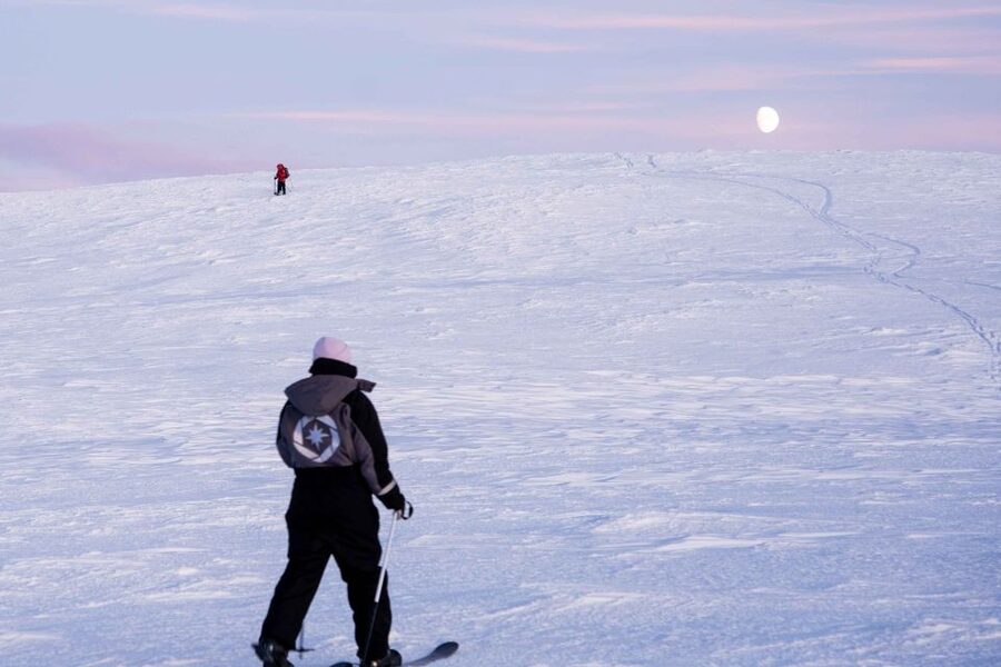 Levi: Backcountry Skiing Adventure - Campfire BBQ and hot drinks: why the break is not optional