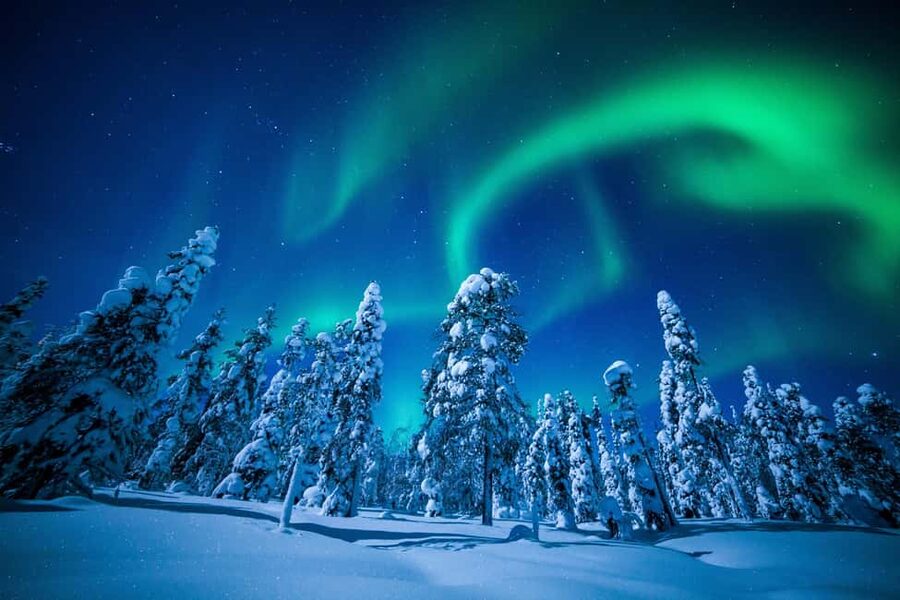 Levi: Northern Lights Hunt with Hot Drink - Pickup at Levi Zero Point (Hissitie 8) and how the transportation shapes the night